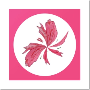 Pink Ribbon Design Posters and Art